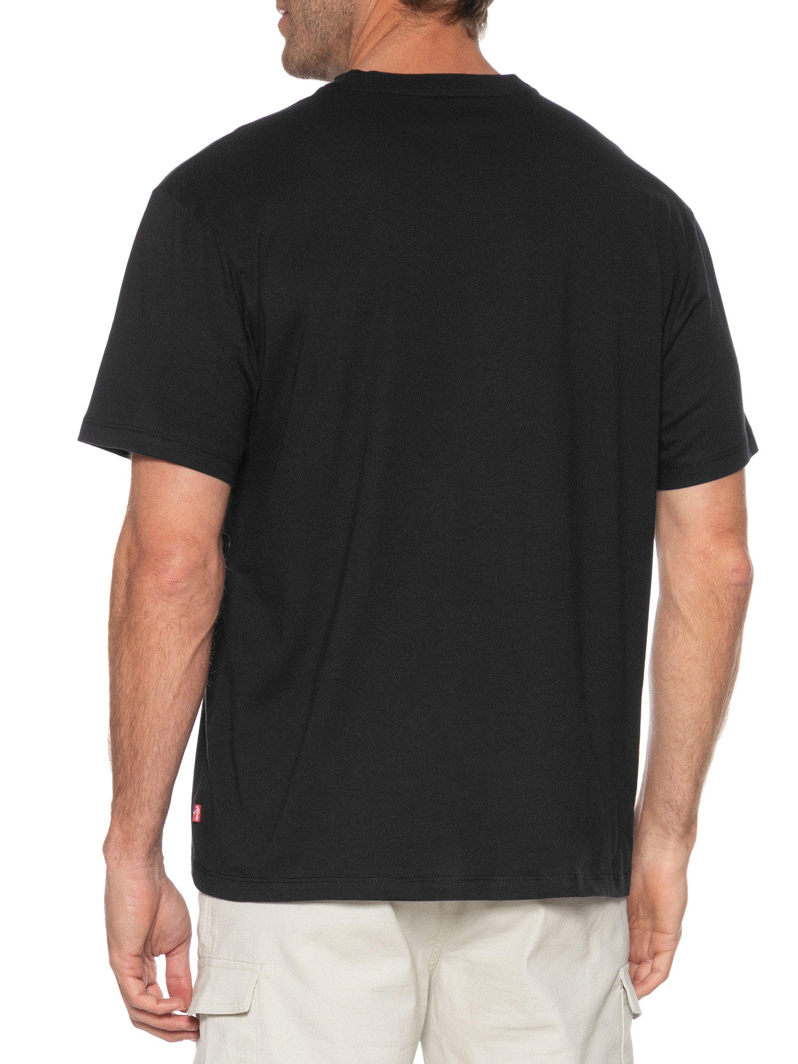 Camiseta Masculina Estampada Vintage Fit Preto Levi's