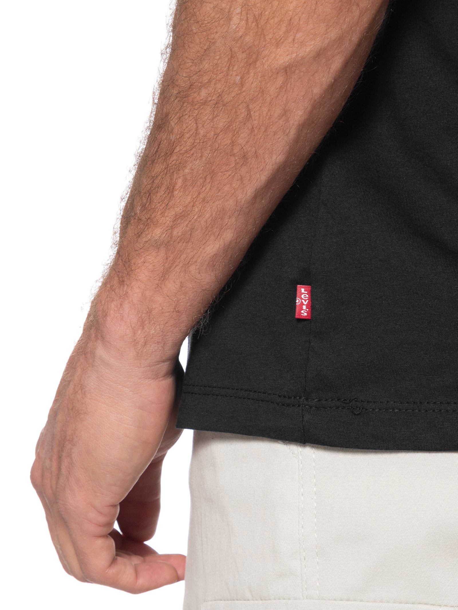 Camiseta Masculina Estampada Vintage Fit Preto Levi's