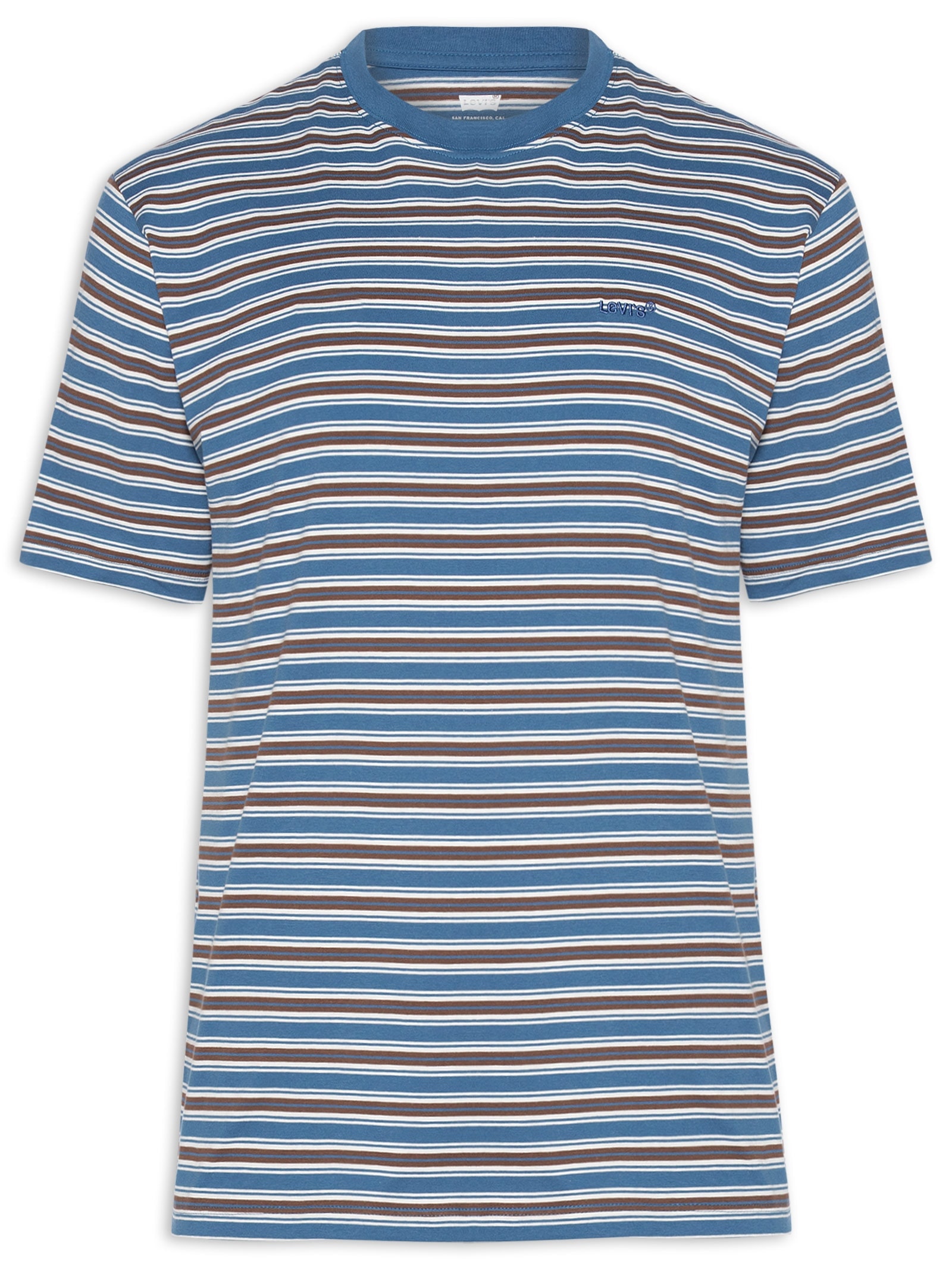 Camiseta Masculina Estampada Vintage Red Tab Azul Levi's
