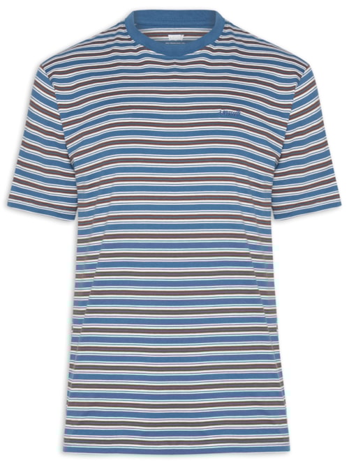 Camiseta Masculina Estampada Vintage Red Tab – Azul