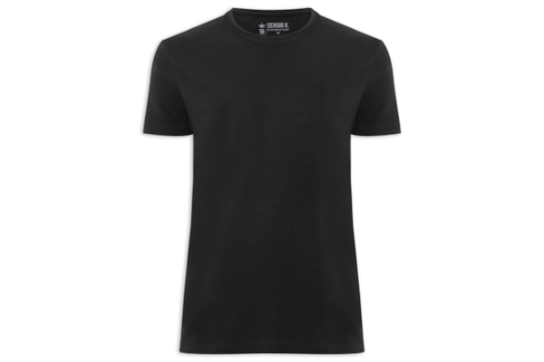 Camiseta Masculina  Estampada Zermatt - Preto