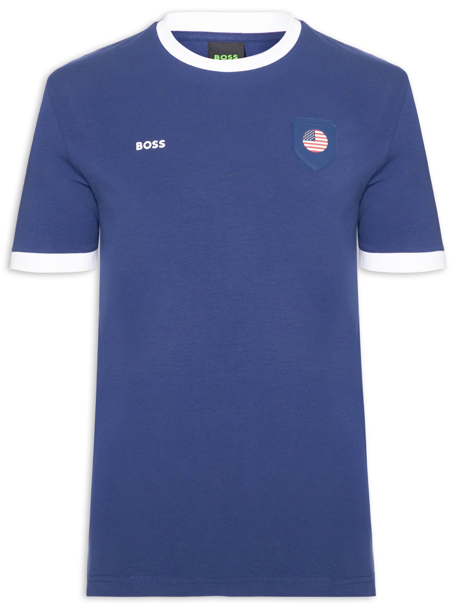 Camiseta Masculina EUA Copa Lux Tee Azul Boss