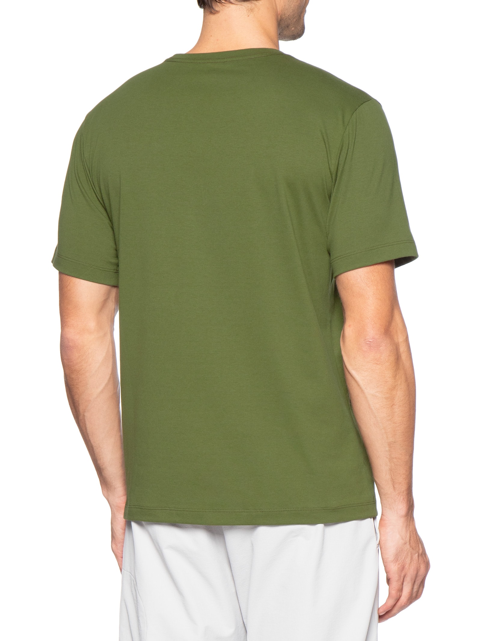 Camiseta Masculina Evolution Logo Bordado Verde The North Face