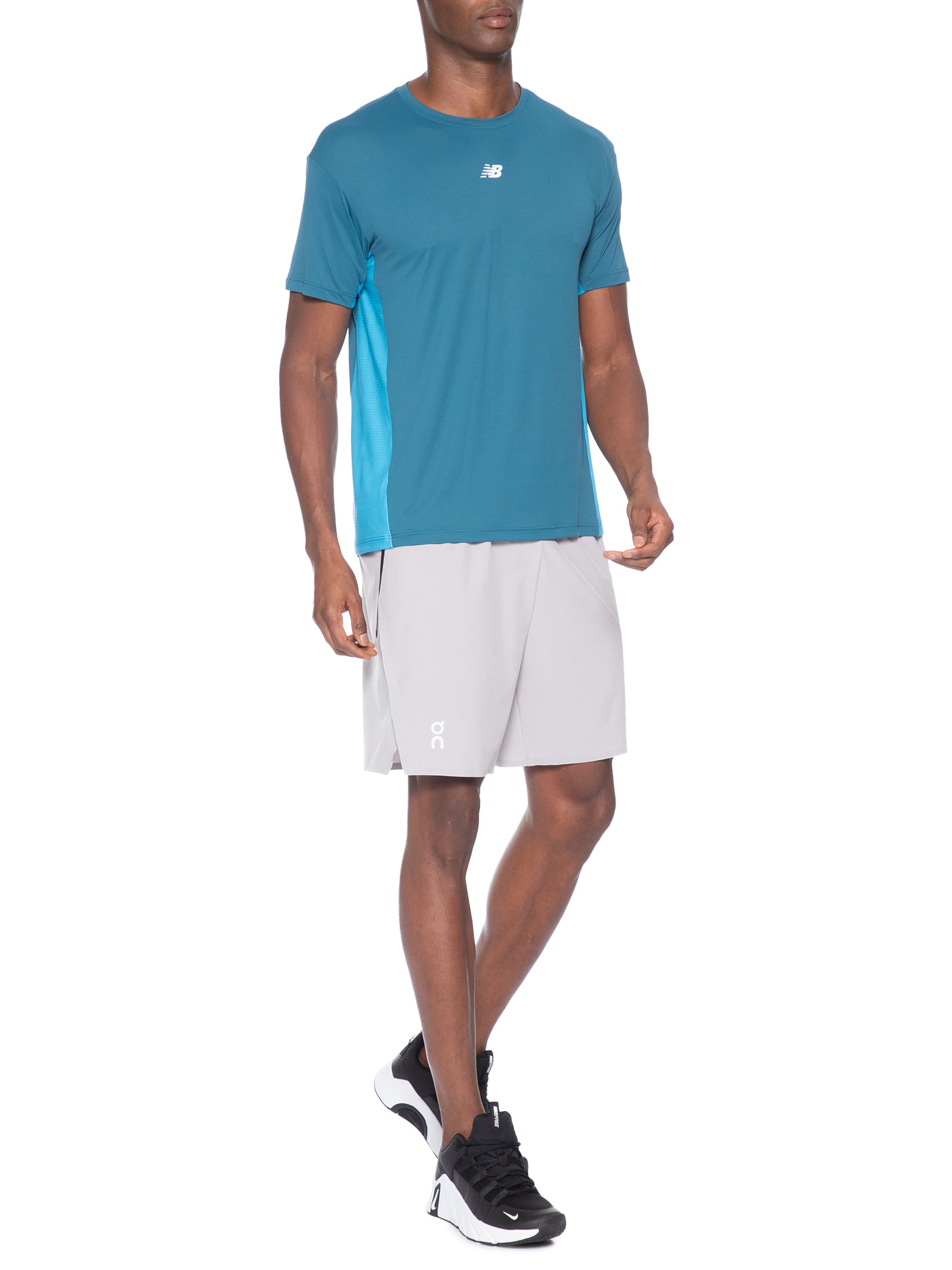 Camiseta Masculina Fast Days Azul New Balance