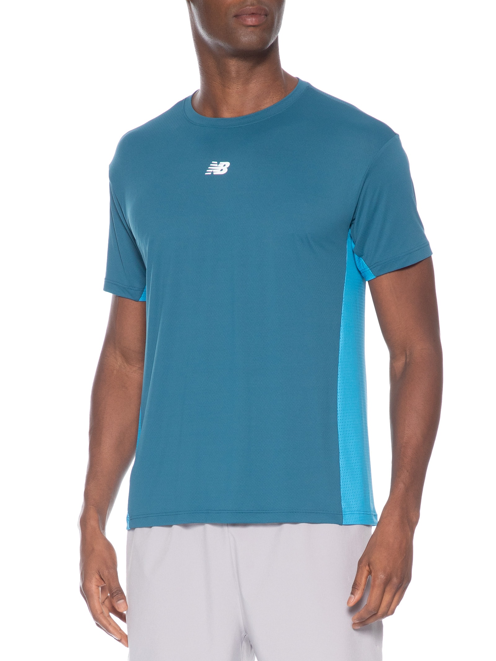 Camiseta Masculina Fast Days Azul New Balance