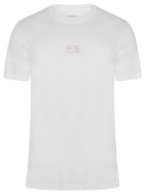Camiseta Masculina Feel - Branco