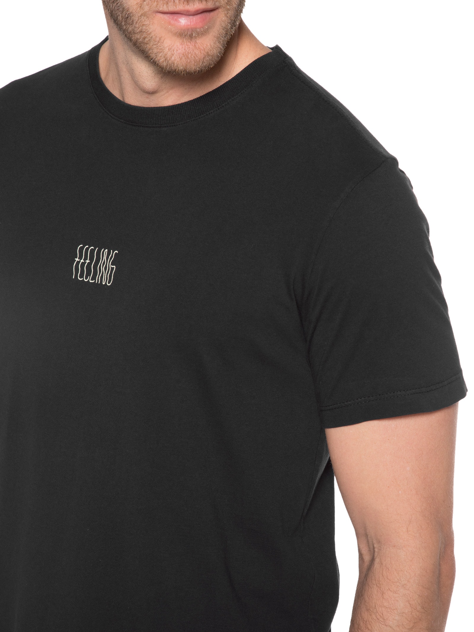 Camiseta Masculina Feel Preto Empty