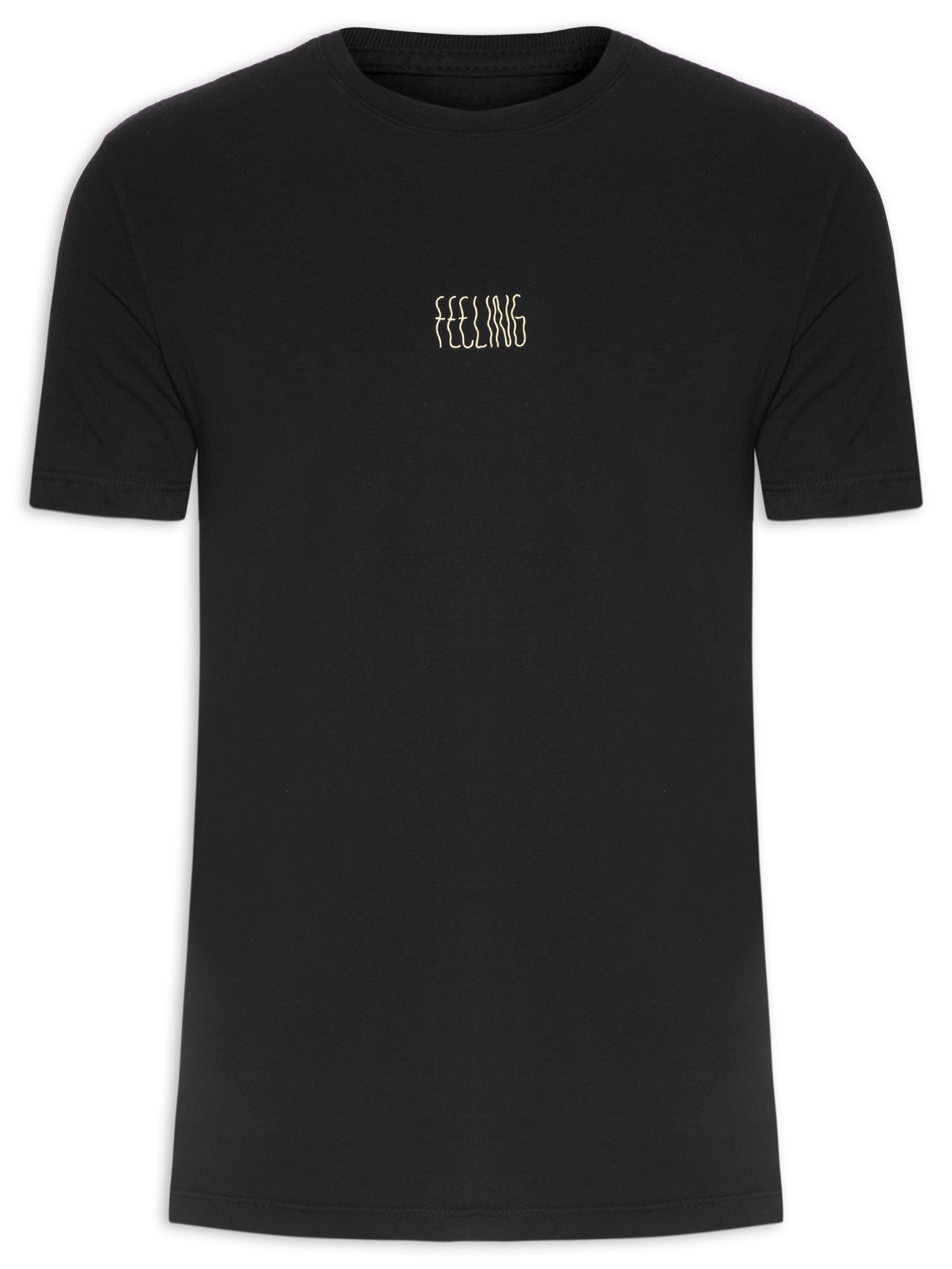 Camiseta Masculina Feel Preto Empty