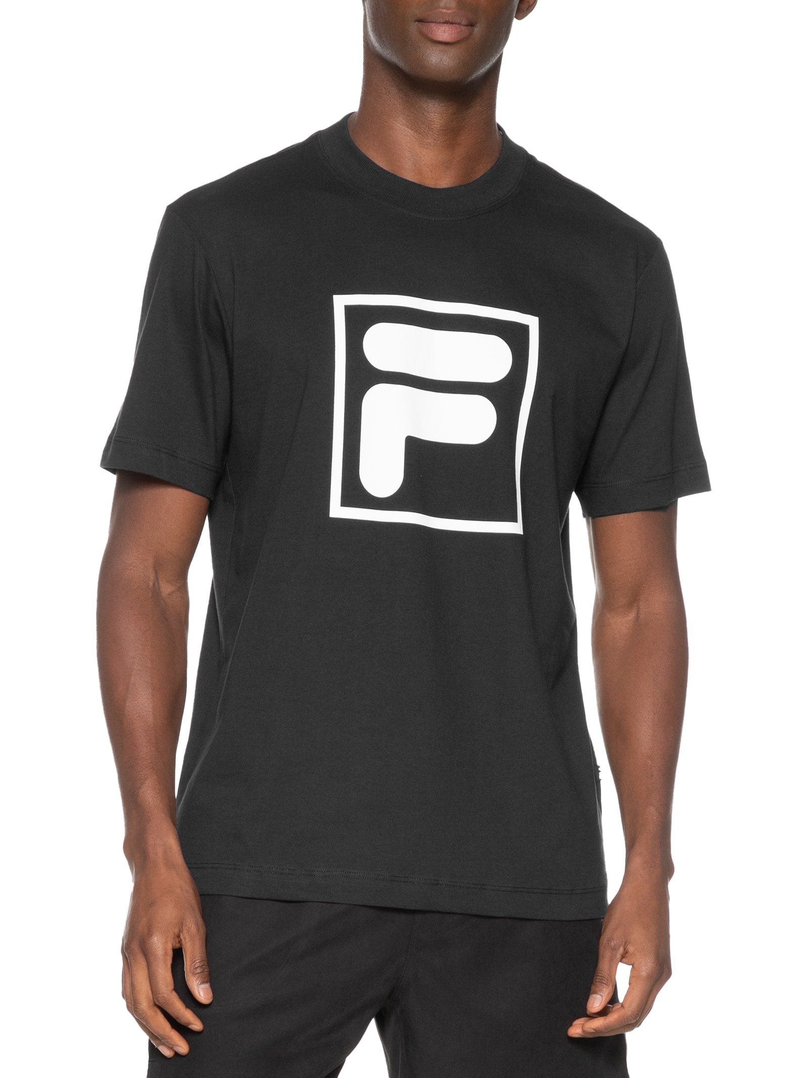 Camiseta Masculina Fila Confort F Box Union Classics Preto Fila