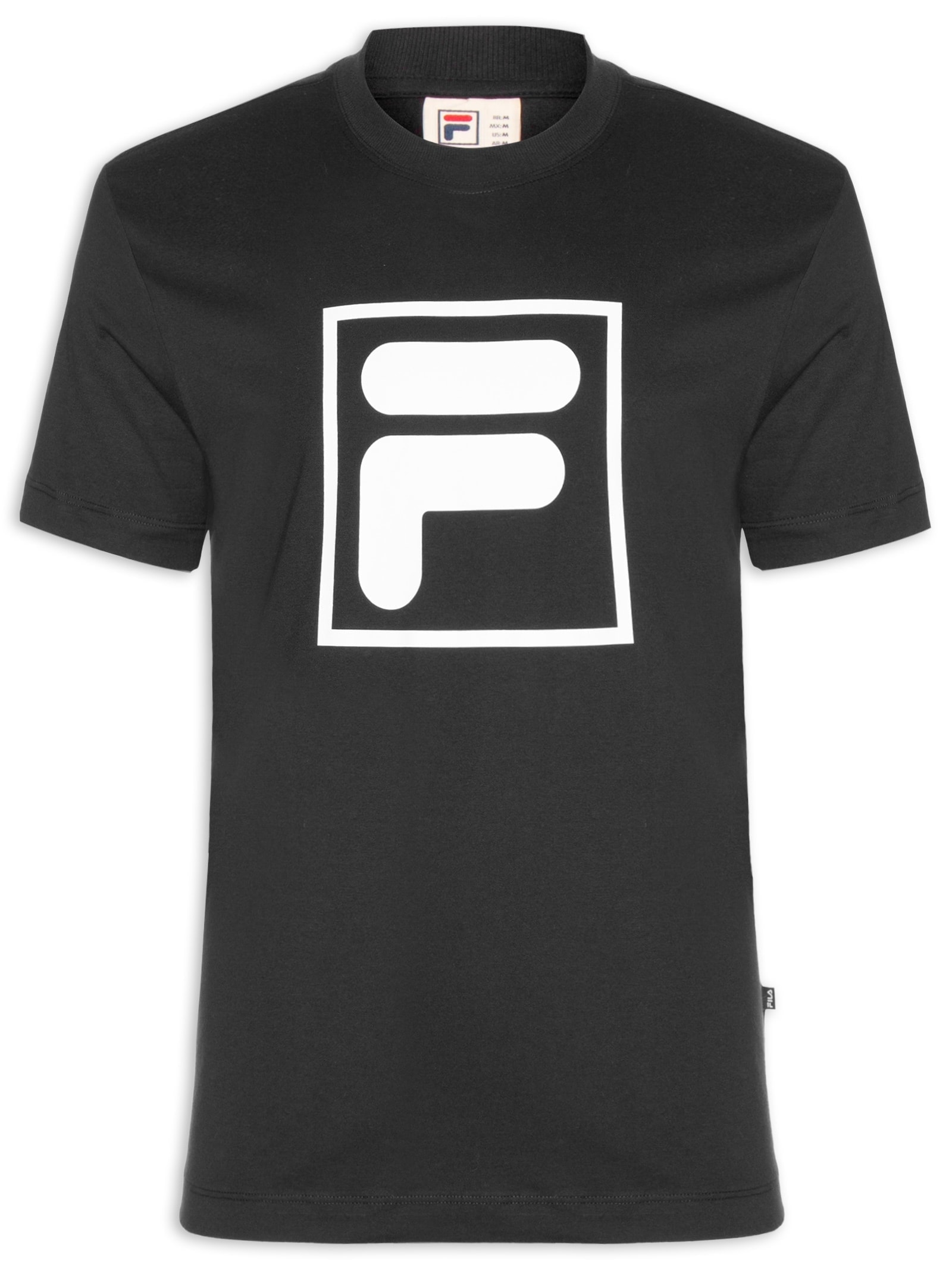 Camiseta Masculina Fila Confort F Box Union Classics Preto Fila