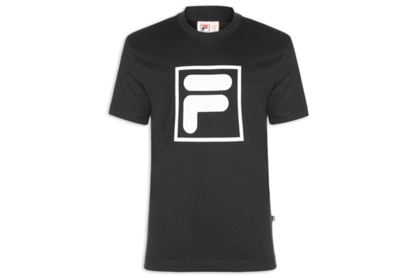 Camiseta Masculina Fila Confort F Box Union Classics - Preto