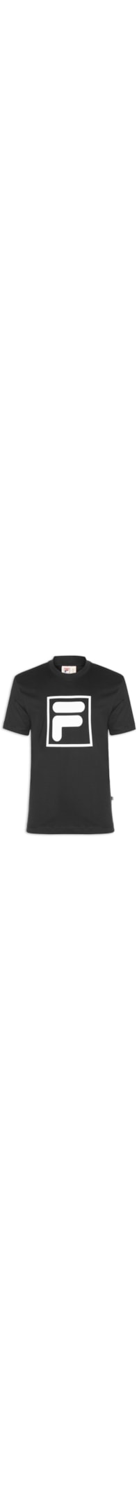 Camiseta Masculina Fila Confort F Box Union Classics - Preto