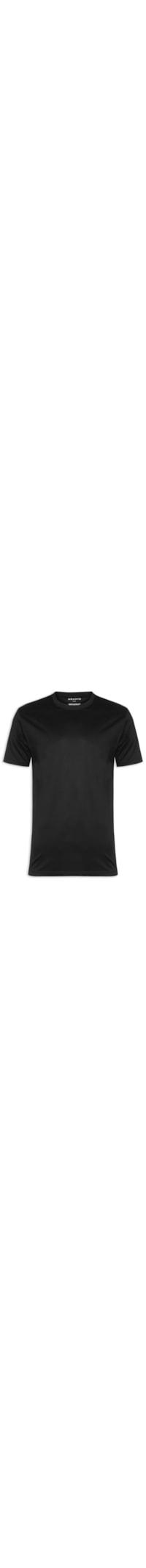 Camiseta Masculina Fio 70 Algodão Australiano - Preto