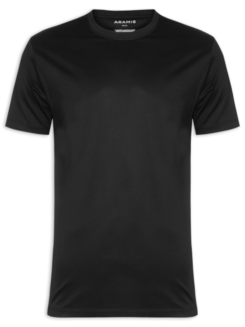 Camiseta Masculina Fio 70 Algodão Australiano – Preto