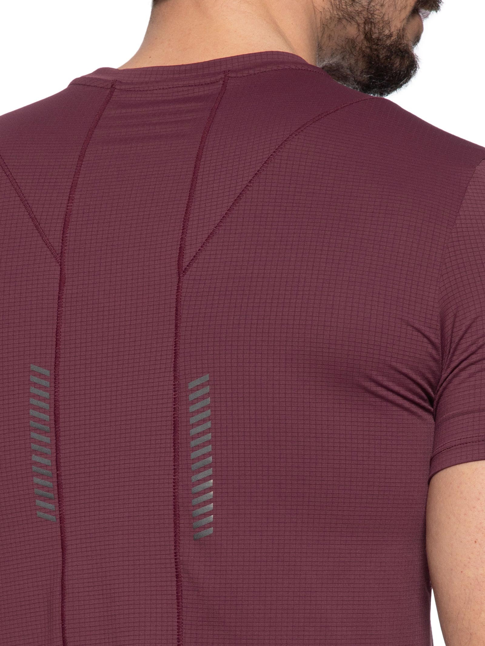 Camiseta Masculina Fit Air Move Men Vinho Live!