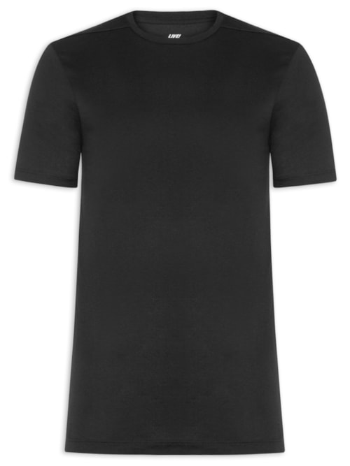 Camiseta Masculina Fit Algodão Pima – Preto