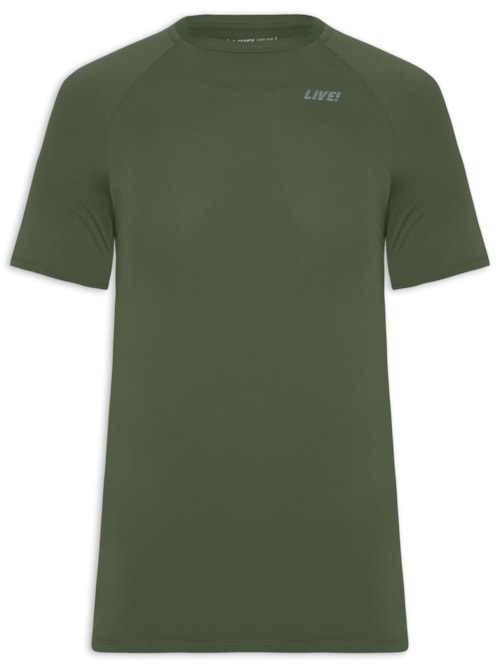 Camiseta Masculina Fit Pocket Men – Verde