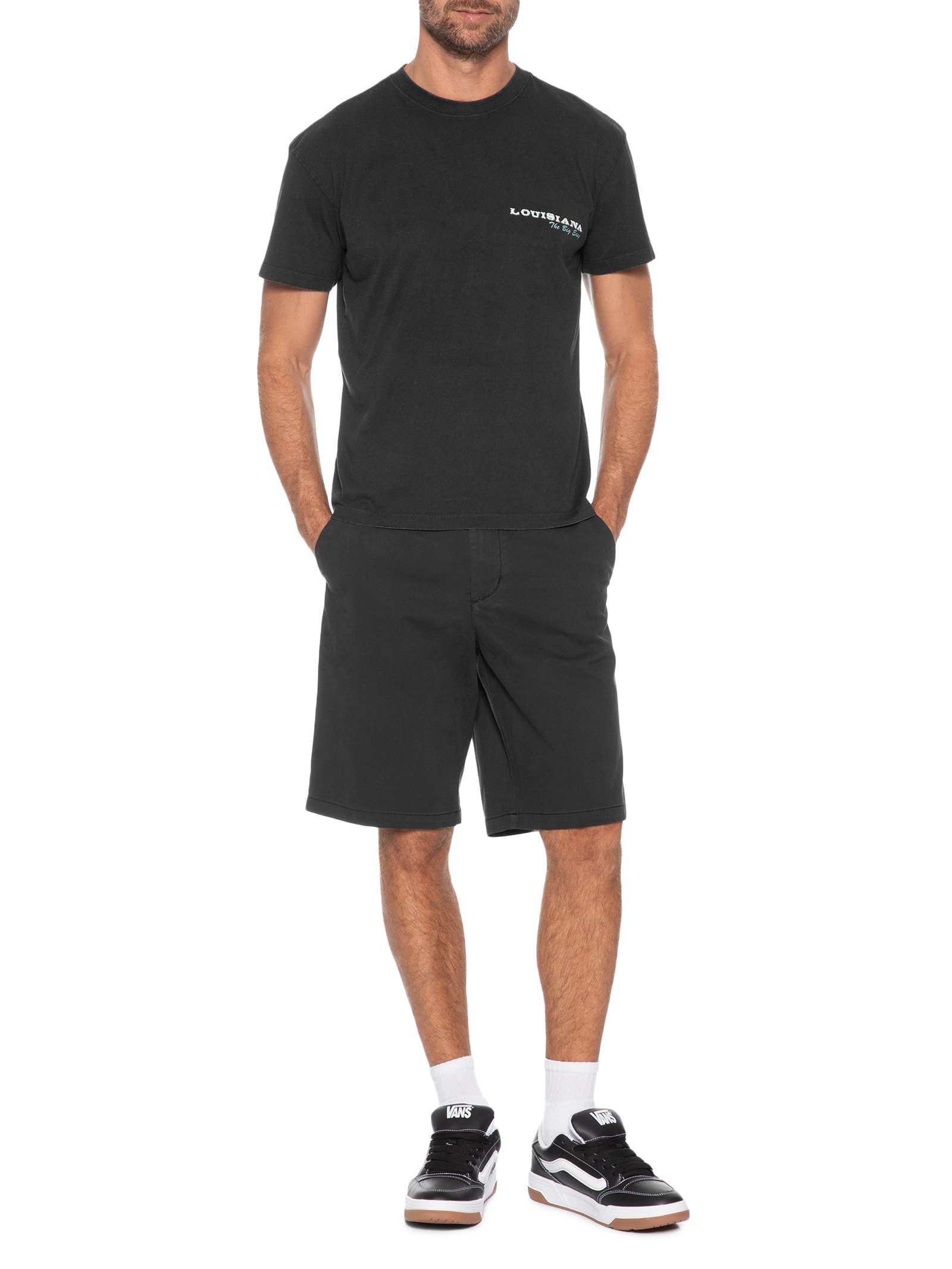 Camiseta Masculina Fitted Graphic Preto Cotton On