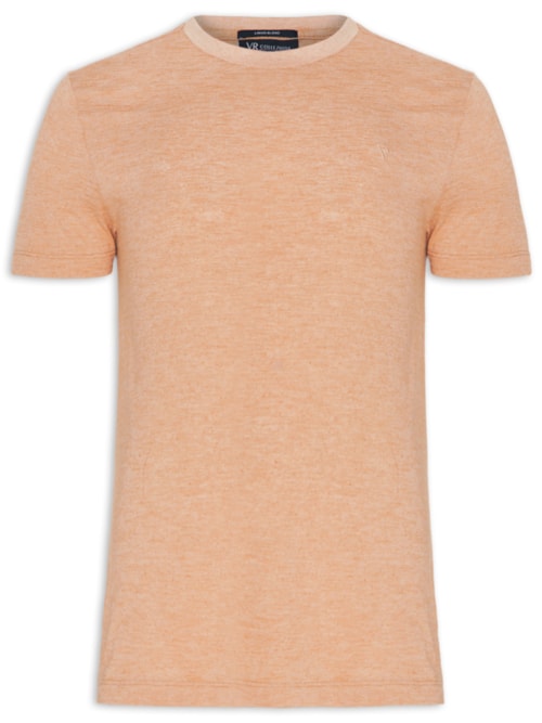 Camiseta Masculina Flamê Linen – Laranja