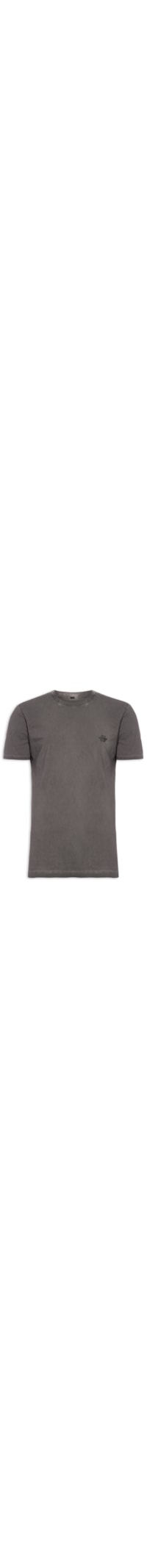 Camiseta Masculina Flame Transfer Dark - Cinza