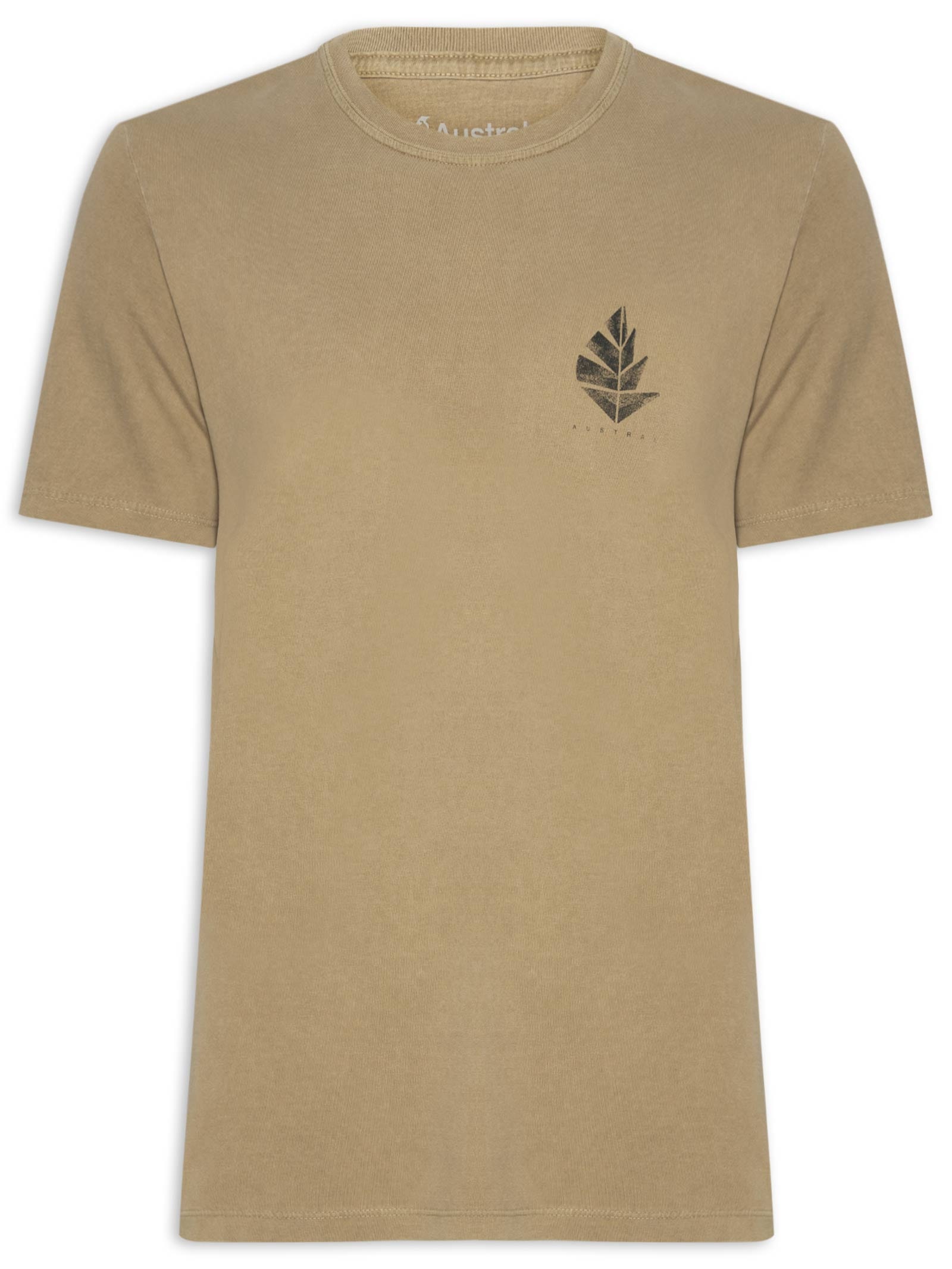 Camiseta Masculina Flora Marrom Austral