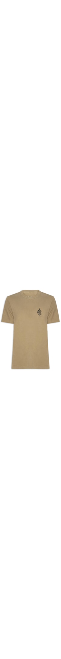Camiseta Masculina Flora - Marrom
