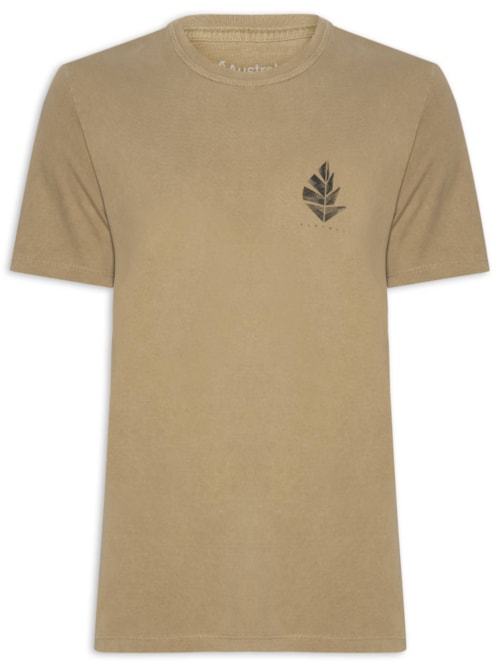 Camiseta Masculina Flora – Marrom