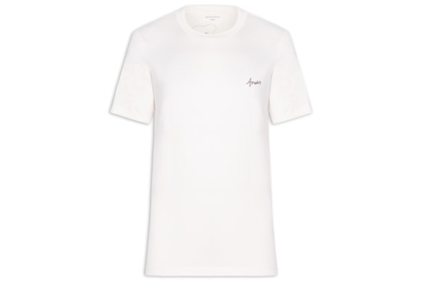 Camiseta Masculina Floral (PA) - Branco