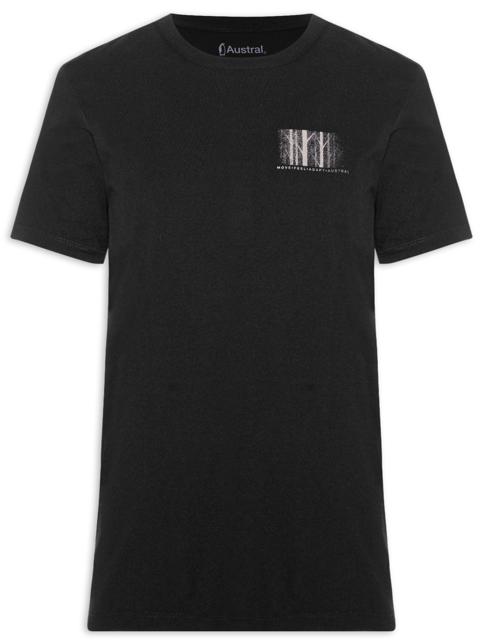 Camiseta Masculina Fog Preto Austral