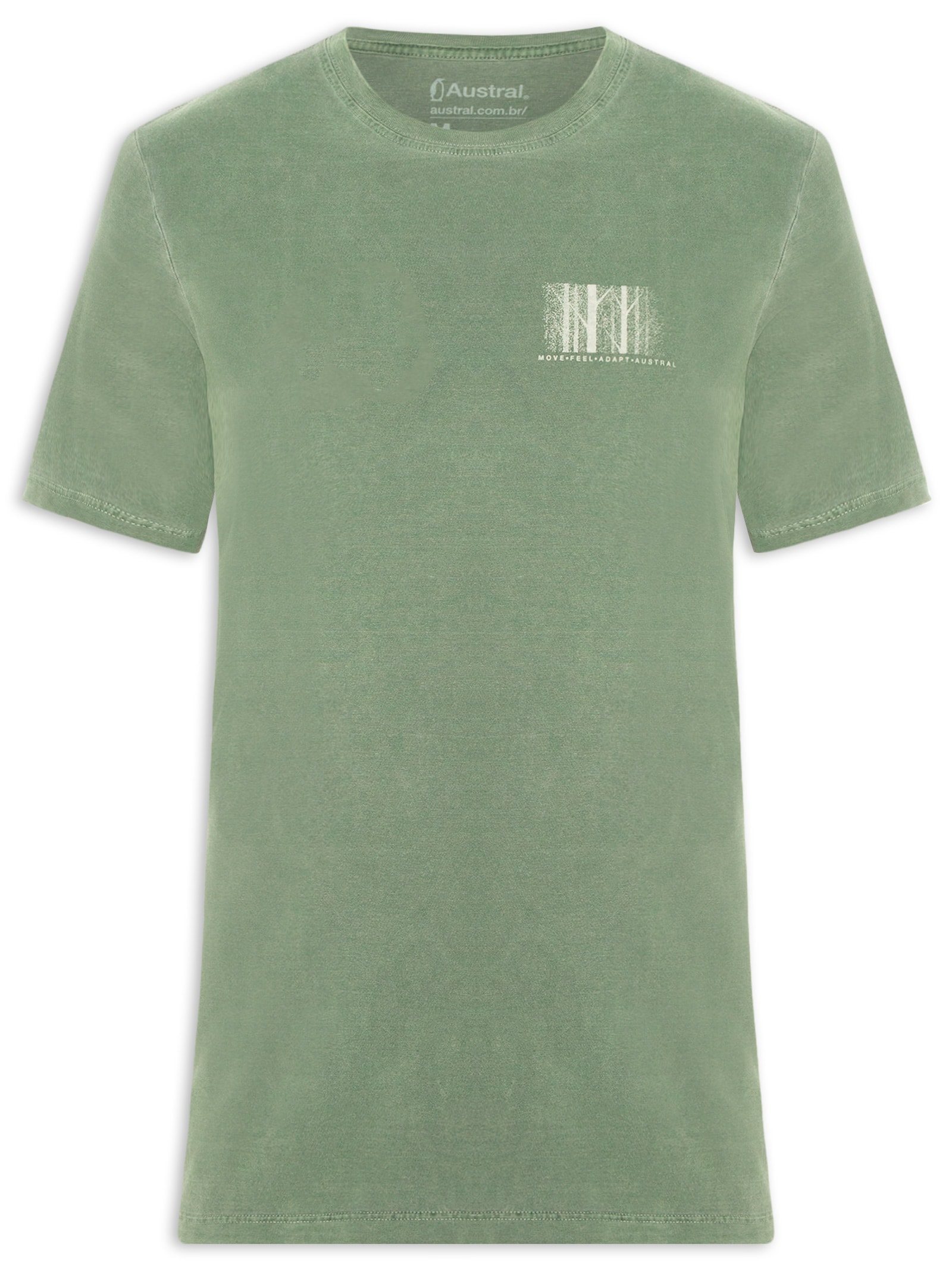 Camiseta Masculina Fog Verde Austral