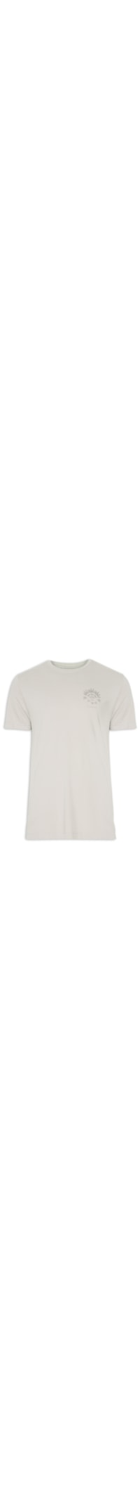 Camiseta Masculina Folhas Fan - Cinza