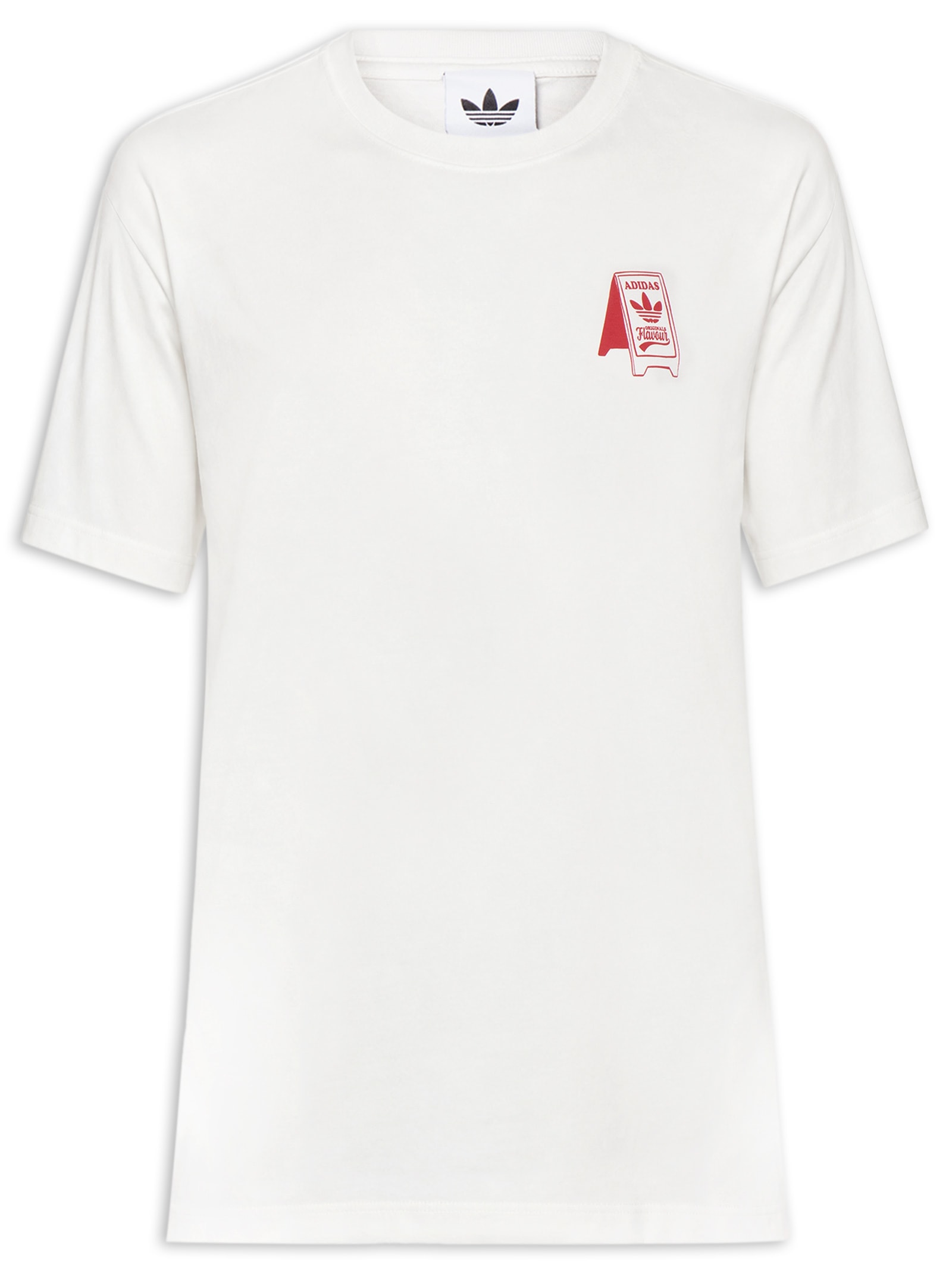 Camiseta Masculina Food Cart Branco Adidas Originals