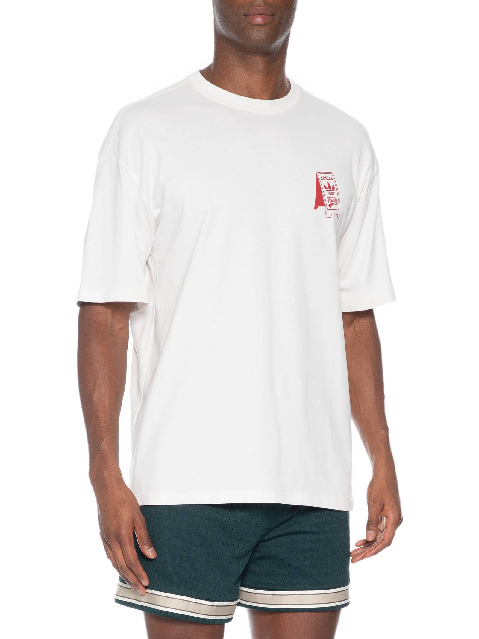 Camiseta Masculina Food Cart Branco Adidas Originals