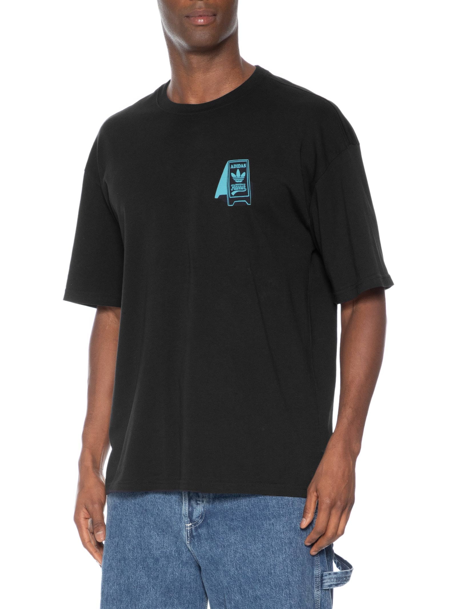 Camiseta Masculina Food Cart Preto Adidas Originals
