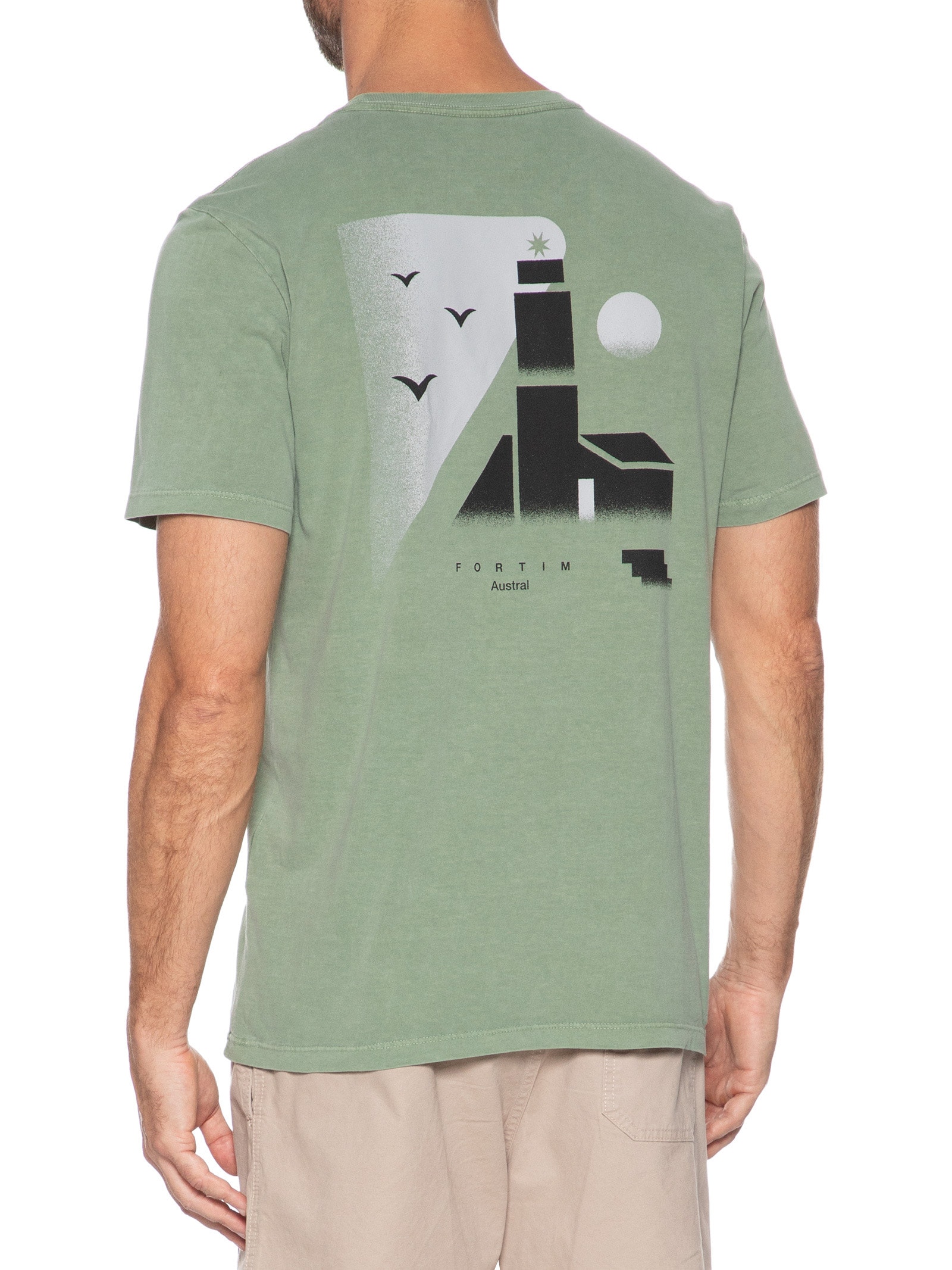 Camiseta Masculina Fortim Verde Austral