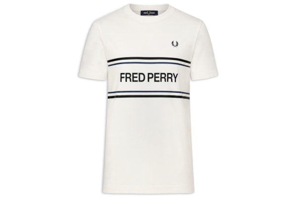 Camiseta Masculina Fred Perry Graphic - Bege