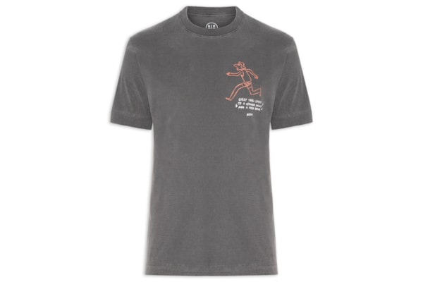 Camiseta Masculina Free Soul - Cinza