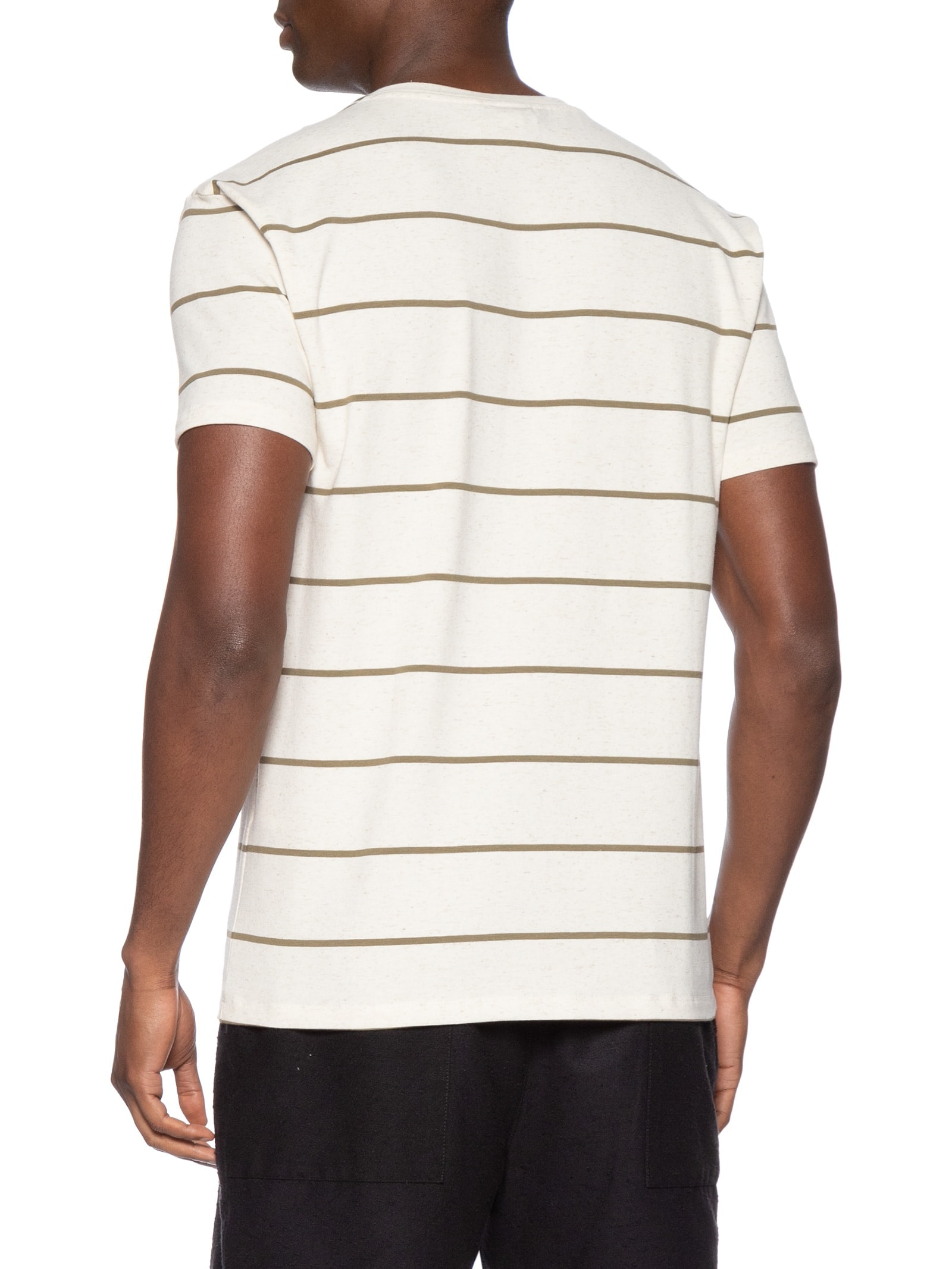 Camiseta Masculina Ft Linho Sol Bege Reserva