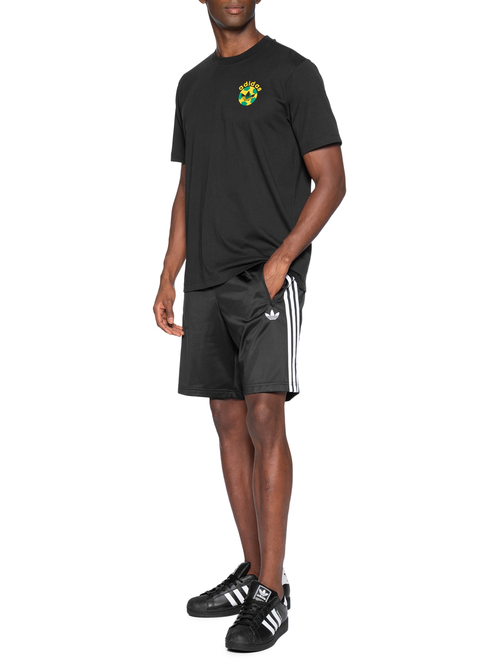Camiseta Masculina FTBL GFX Preto Adidas Originals