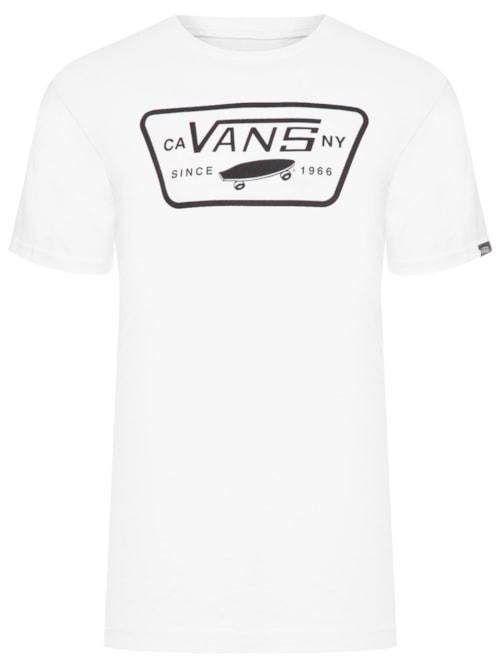 Camiseta Masculina Full Patch – Branco