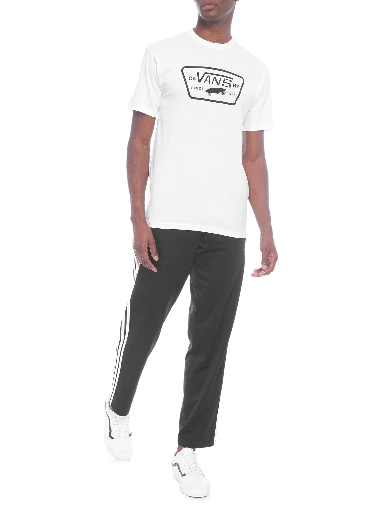 Camiseta Masculina Full Patch Branco Vans