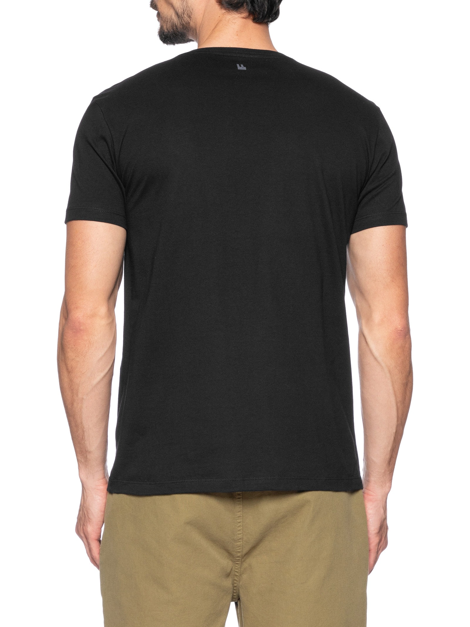  Camiseta Masculina Futebol Preto Foxton