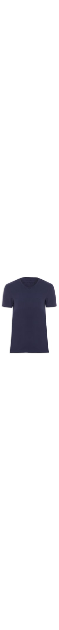 Camiseta Masculina Gd Decote V - Azul