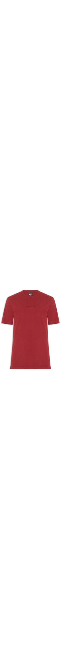 Camiseta Masculina Gel Tommy Regular Fit Em Algodão - Vermelho