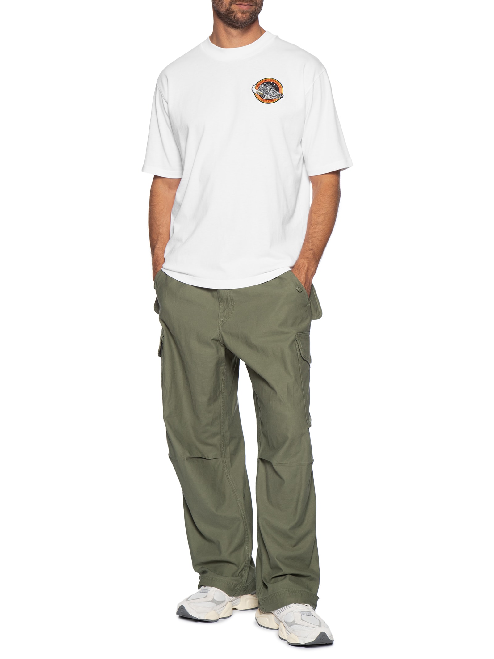 Camiseta Masculina Ghica International Sport Oversized Branco New Balance
