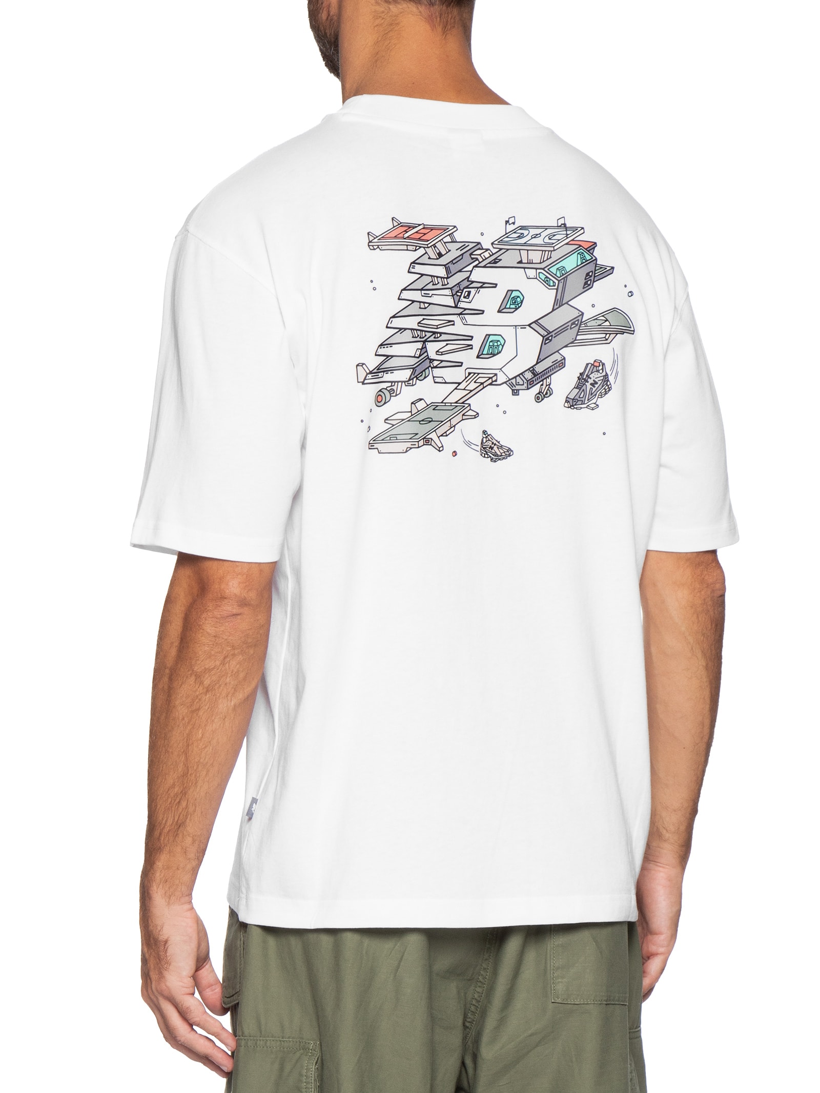 Camiseta Masculina Ghica International Sport Oversized Branco New Balance