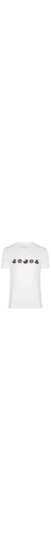 Camiseta Masculina Global - Branco