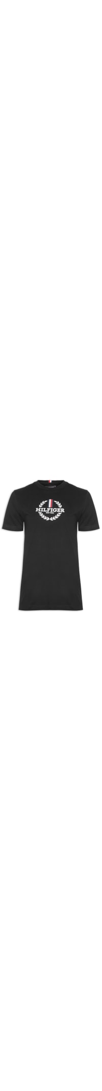 Camiseta Masculina Global Stripe Wreath - Preto