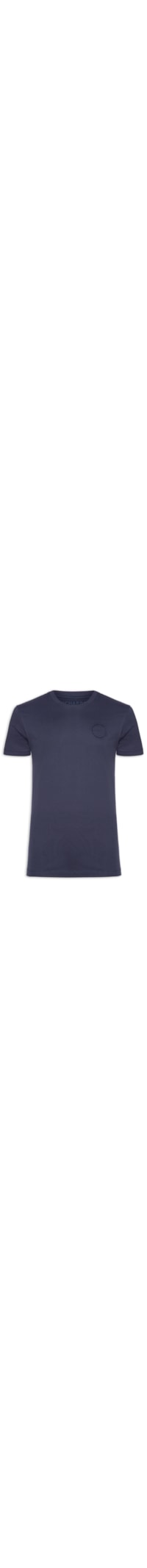 Camiseta Masculina Globo Peito - Azul