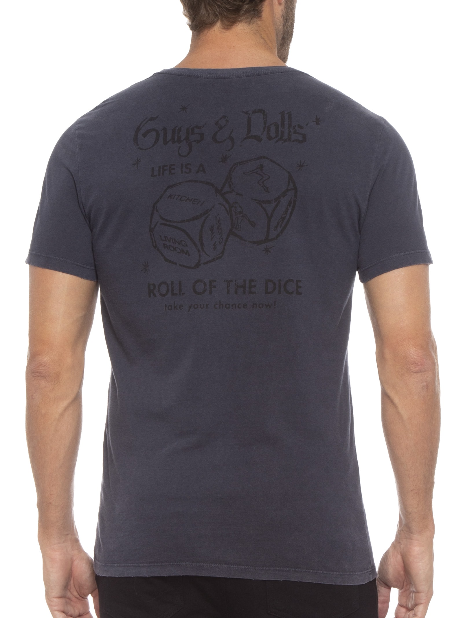 Camiseta Masculina Gola Careca Azul Replay